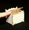 embellissement en français pour le scrapbooking Coffre à Jouet 3D, en Carton bois