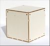 embellissement en français pour le scrapbooking Cube moyen format en Carton