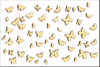 embellissement en français pour le scrapbooking Invasion de Mini Papillons, en Carton bois