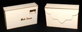 Embellissement Scrap Boite Enveloppe, Personnalisée, en Carton bois