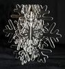 Embellissement Scrap Flocon 3D en Transparence