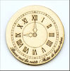 embellissement en français pour le scrapbooking Horloge Ronde, Personnalisée, en Carton bois