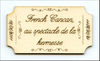 embellissement en français pour le scrapbooking Grand Ticket Shabby, Personnalisé, en Carton bois 