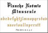 embellissement en français pour le scrapbooking Planche Noémie Minuscule Classique en Transparence