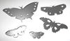 embellissement en français pour le scrapbooking Nuée de Papillons, en Miroir