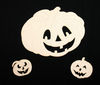 embellissement en français pour le scrapbooking Citrouille d'Halloween Géante, en Carton bois