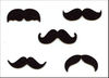 embellissement en français pour le scrapbooking Moustaches, en Feutrine