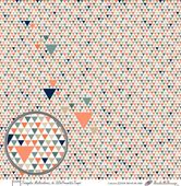 Embellissement Scrap Triangles Multicolores, SiOnPrenaitTemps, coll. Entre terre et mer