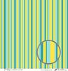 embellissement en français pour le scrapbooking Rayures multicolores verticales, Coll. Menthe citron