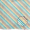 embellissement en français pour le scrapbooking Rayures diagonales multicolores usées, Coll. Une pointe de rouille