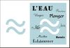 embellissement en français pour le scrapbooking Vagues comme l'Eau