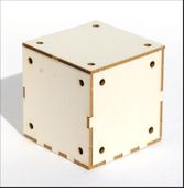Embellissement Scrap Cube petit format en Carton